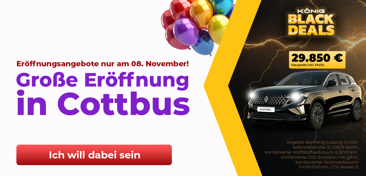 Große Eröffnung in Cottbus