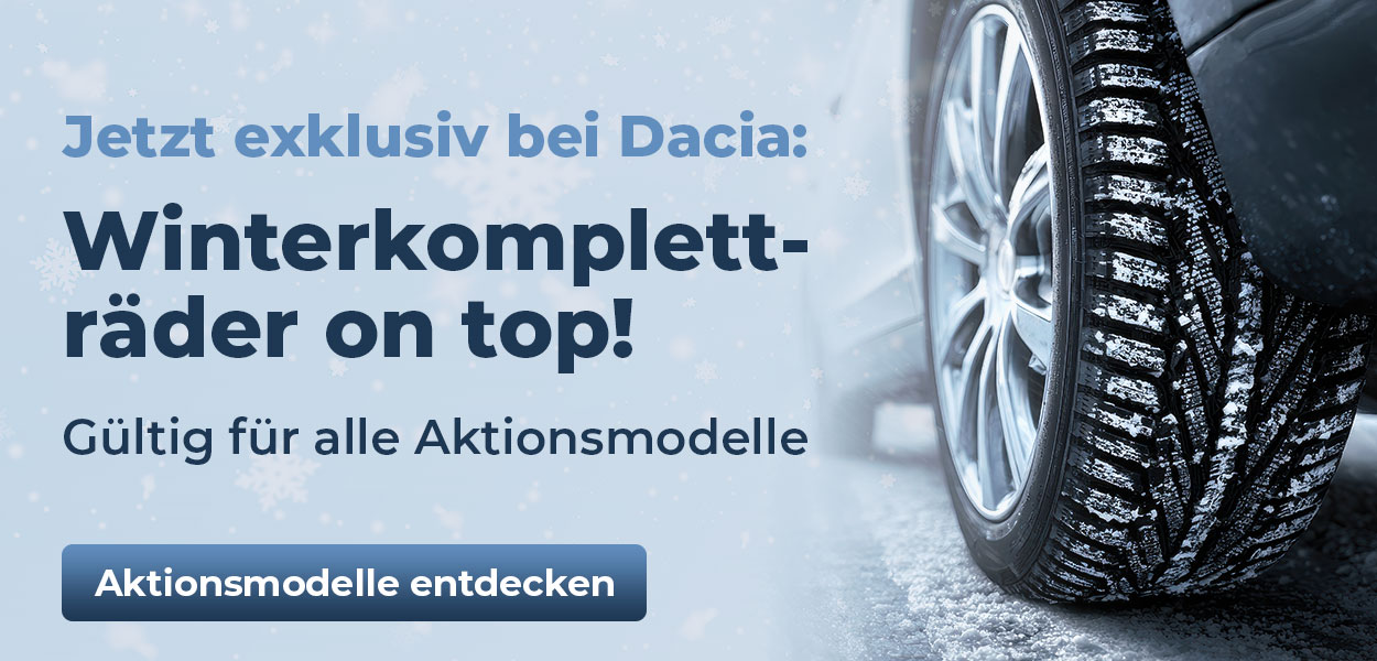 Dacia Winterkomplettreifen on top!