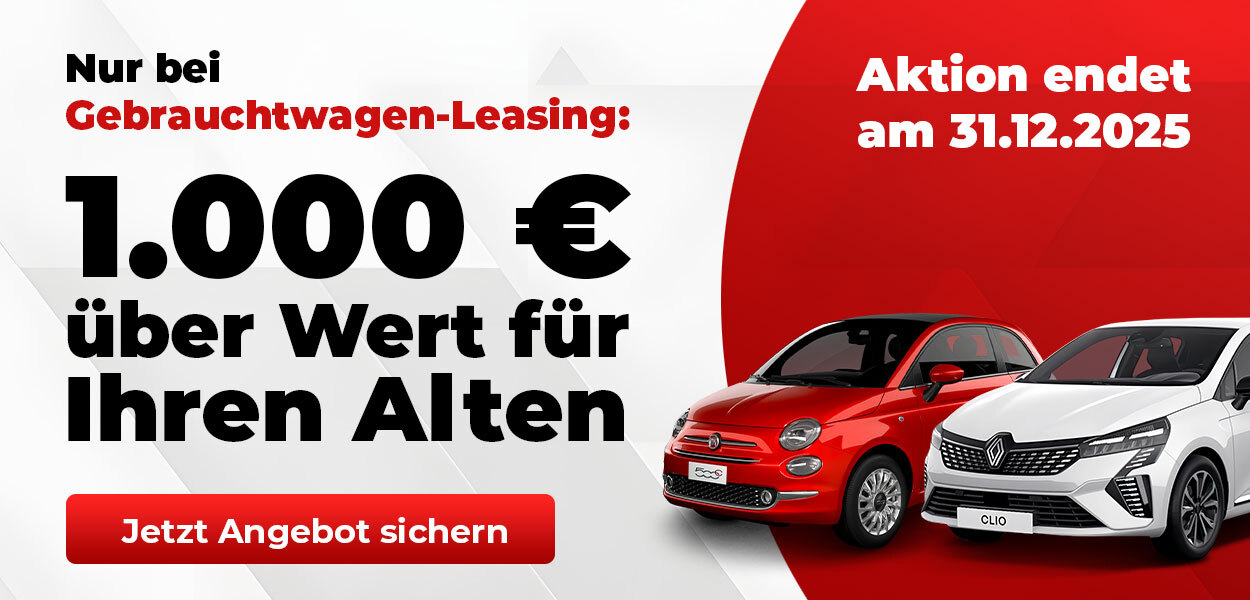 Gebrauchtwagen Leasing Aktion