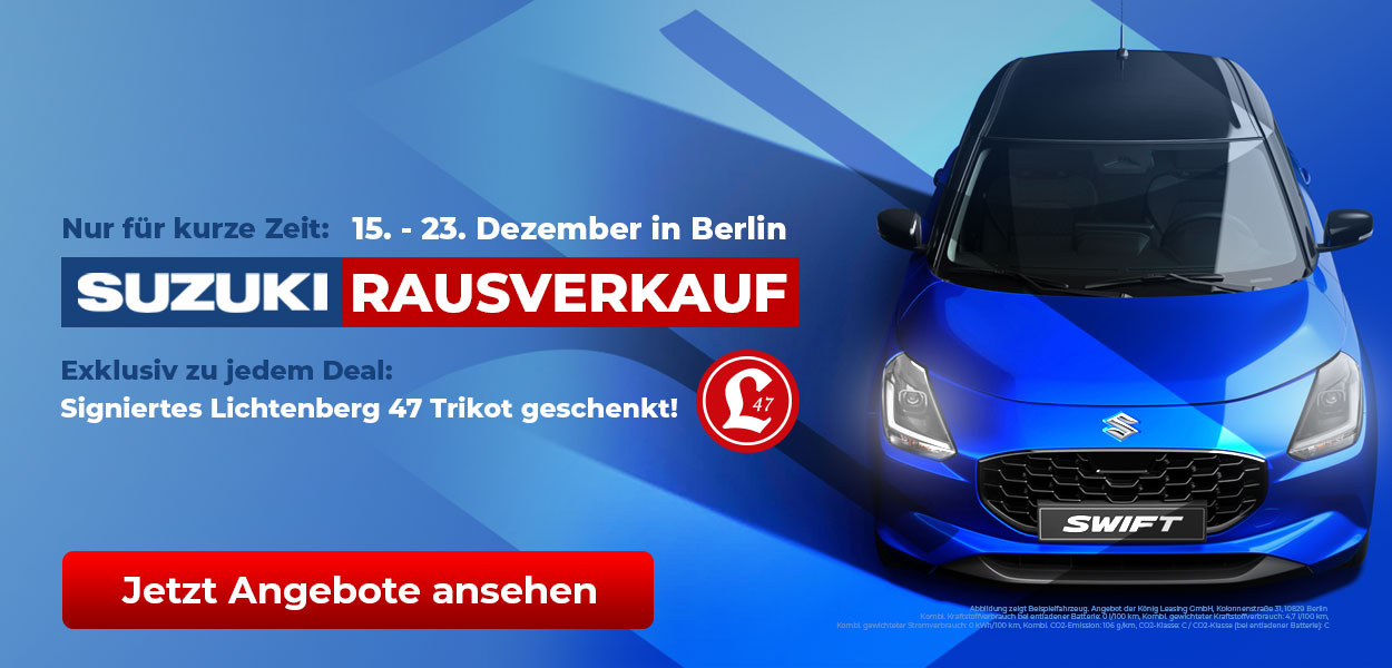 Suzuki Weihnachts-Rausverkauf