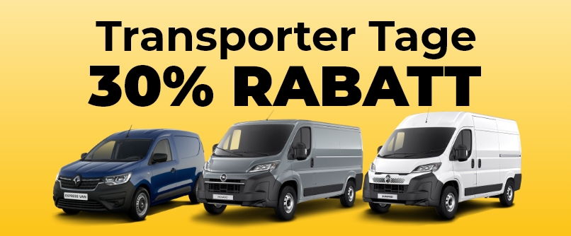 Transporter Tage bei KÖNIG!<br />Sparen Sie jetzt satte 40% - los geht's!