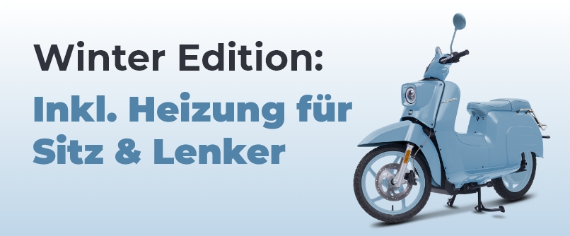 Nur bei KÖNIG:<br />Beheizte Elektro-Motorroller für kalte Tage!