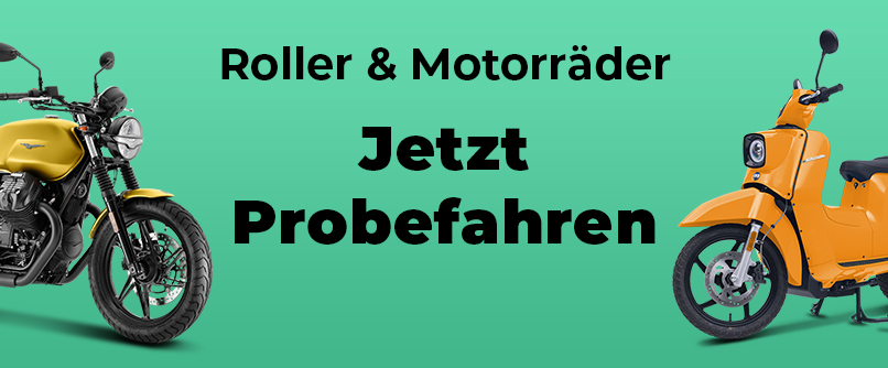 Text Roller & Motorräder jetzt Probefahren
