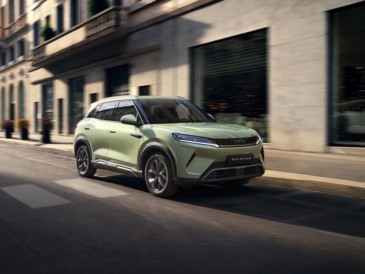 BYD Atto 2 in der Stadt